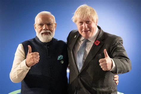 Boris Johnson announces new India investment deals as partygate debate continues:￼